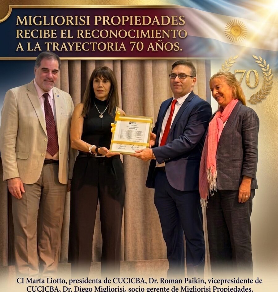 CPI RECONOCE LOS 70 AÑOS DE TRATECTORIA DE MIGLIORISI